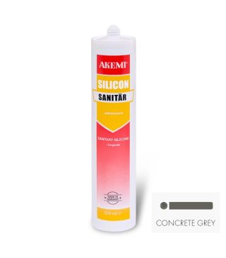 Akemi sanitary silicone concrete gray 310 ml