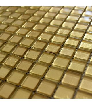 Mosaic Tile Condor Gold Mini Glossy 30x30 cm