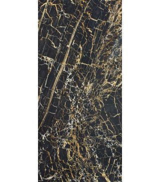 Floor Tile Black Golden Polished 120x260 cm