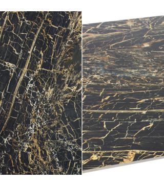 Floor Tile Black Golden Polished Rectified various formats