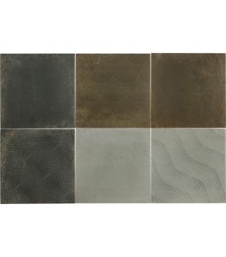 Wall Tile Industrial Matt Metro Style Normal and Decor 20x20 cm