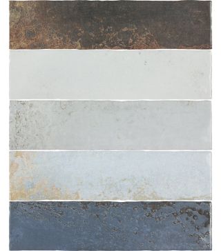 Wall Tile Industrial Glossy Metro Style 7.5x30 cm