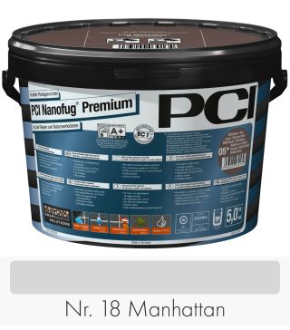 PCI Nanofug Premium 5 kg emmer nr. 18 Manhattan