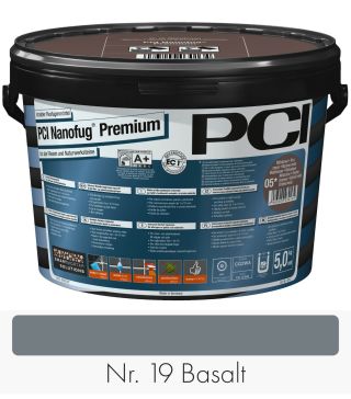 PCI Nanofug Premium 5 kg emmer nr. 19 Basalt
