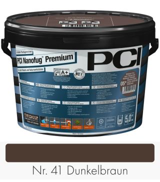 PCI Nanofug Premium 5 kg Eimer Nr. 41 Dunkelbraun