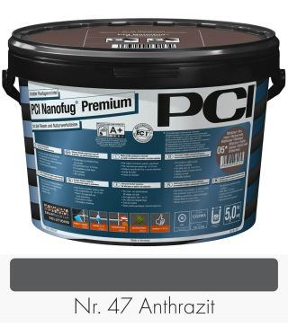 PCI Nanofug Premium 5 kg bucket No. 47 Anthracite