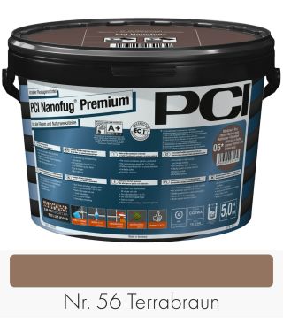 PCI Nanofug Premium 5 kg bucket No. 56 Terra brown
