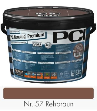 PCI Nanofug Premium 5 kg bucket No. 57 Fawn brown