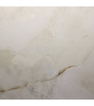 Marble look floor tile Onyx Ice polished 80x80 cm