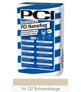 PCI Nanofug 15 kg zak Nr. 02 Bahama Beige
