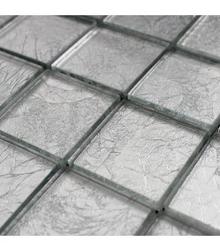 Mosaic Tile Condor Silver Polished 30x30 cm