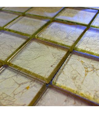 Mosaic Tile Condor Gold Glossy 30x30 cm