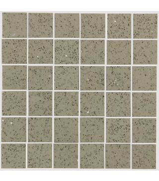 Quartz Composite Mosaic Tile Grey Polished 30x30 cm (4.7x4.7 cm)