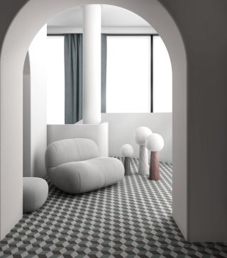 Decor Floor tile Classics Rubik Grey Matt 22.3x22.3 cm