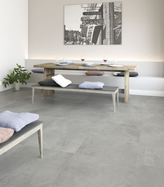 Concrete look floor tile Southrock Matt 45x45 cm